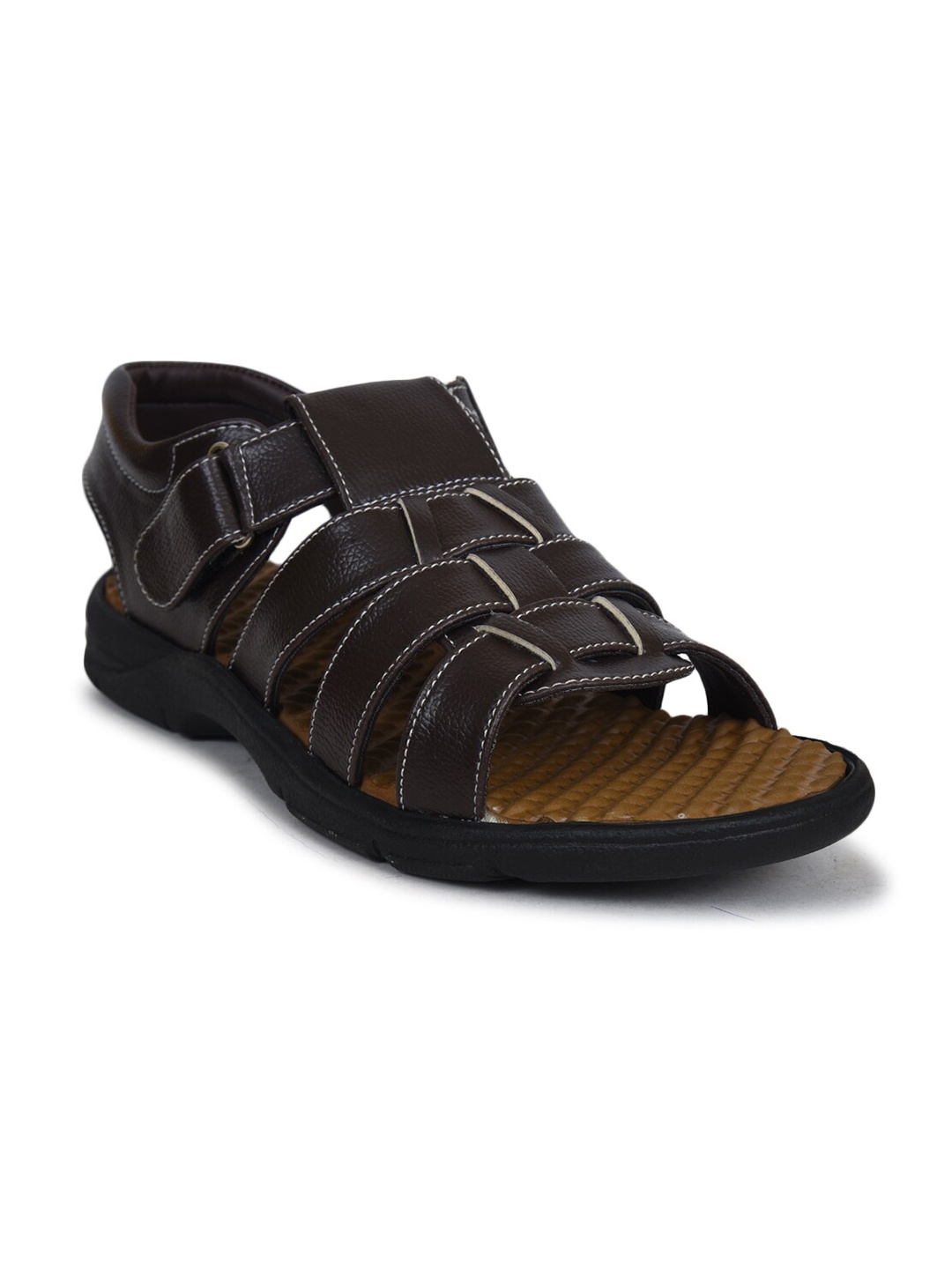 

Ajanta Men Brown Shoe-Style Sandals