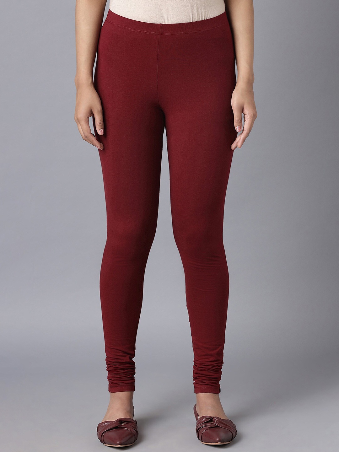

elleven Cotton Leggings, Maroon