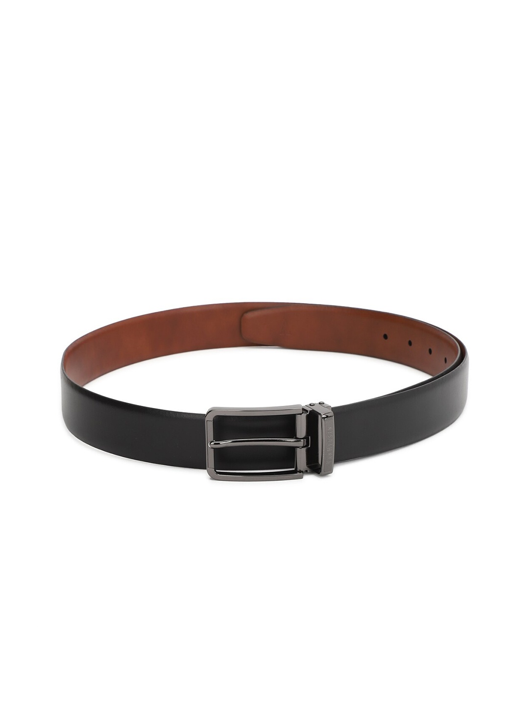 

Van Heusen Men Black Leather Belt