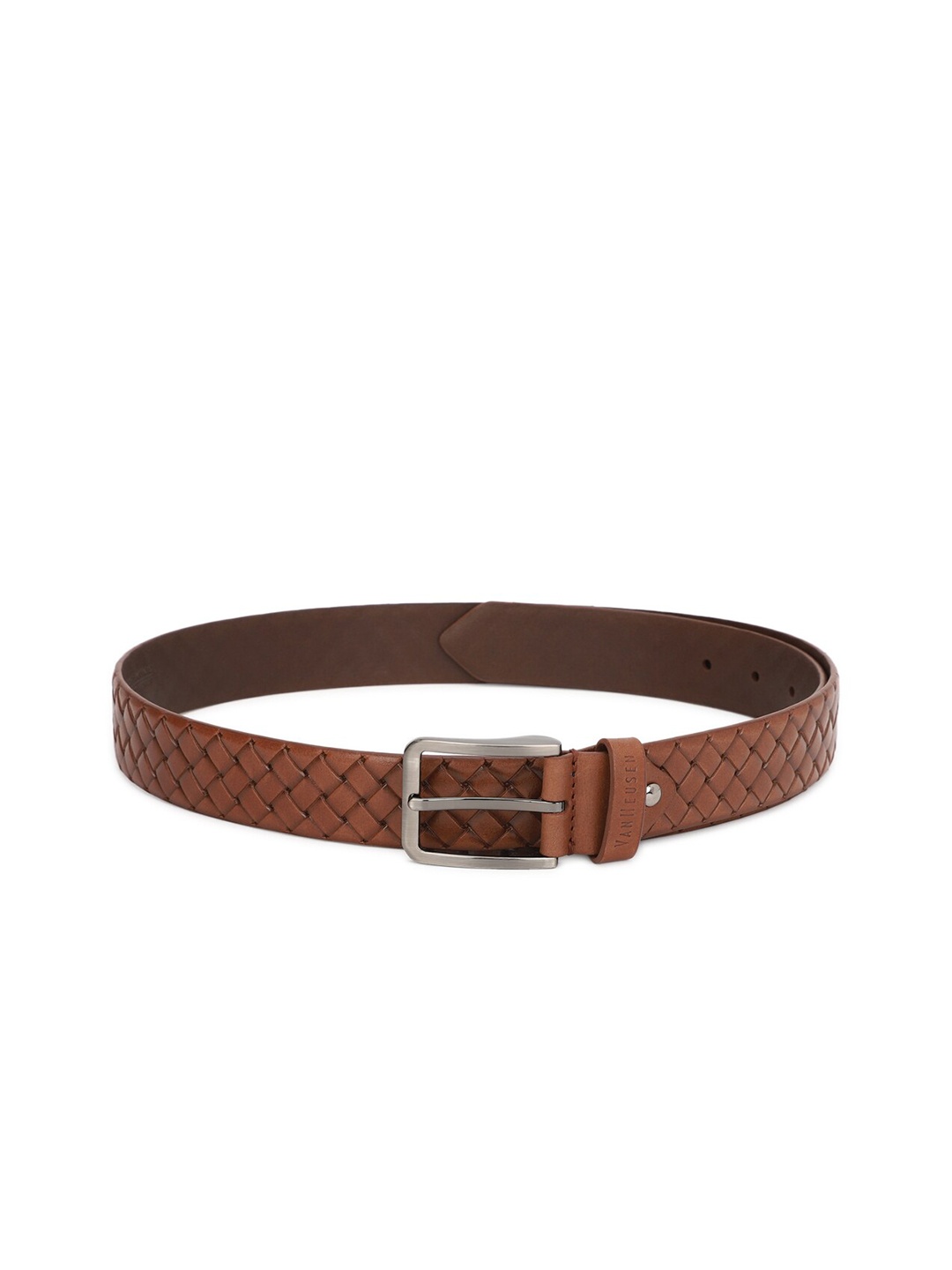 

Van Heusen Men Brown Leather Belt