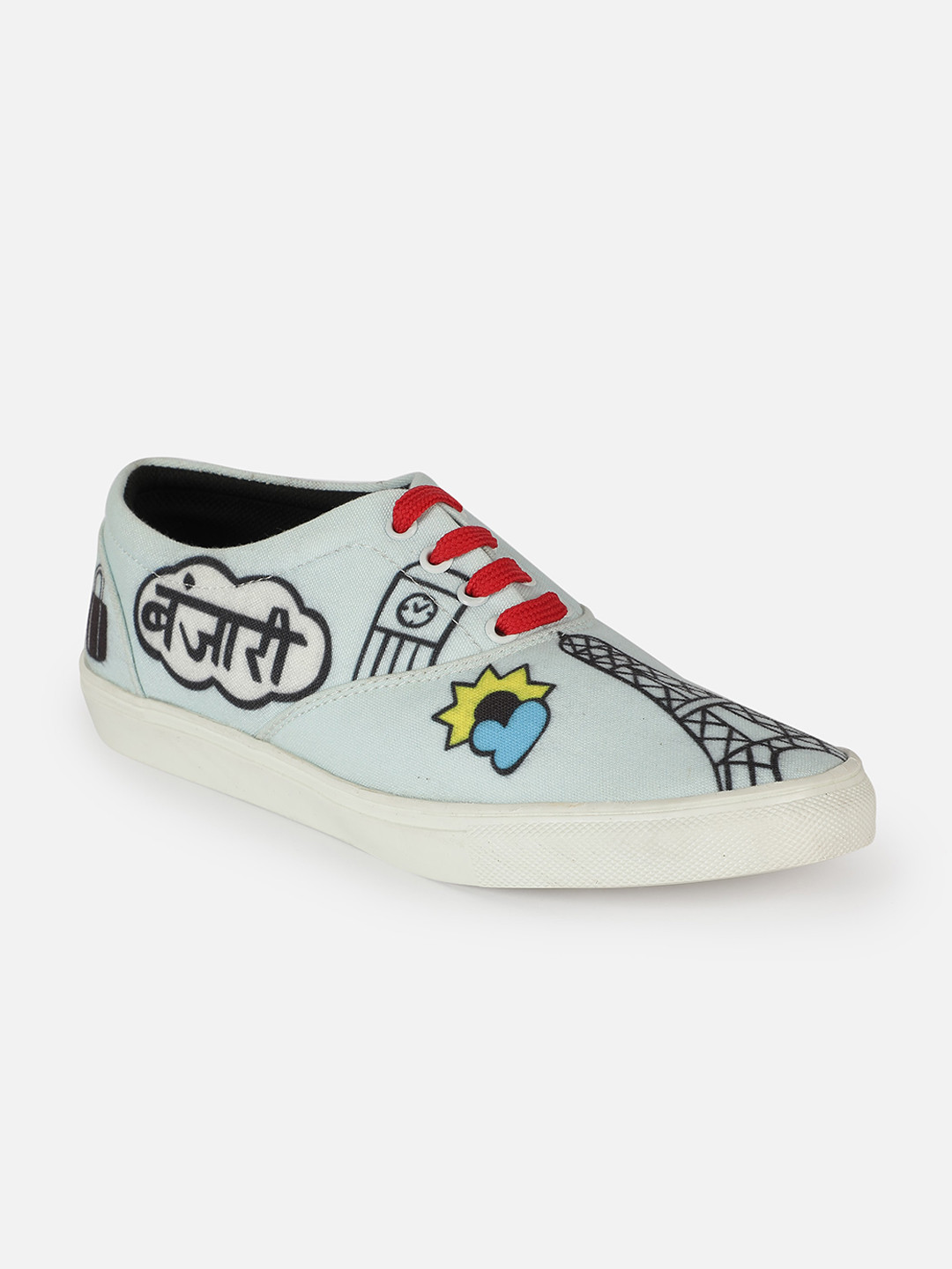 

FF FUNKFEETS Men Multicoloured Printed Sneakers, Multi