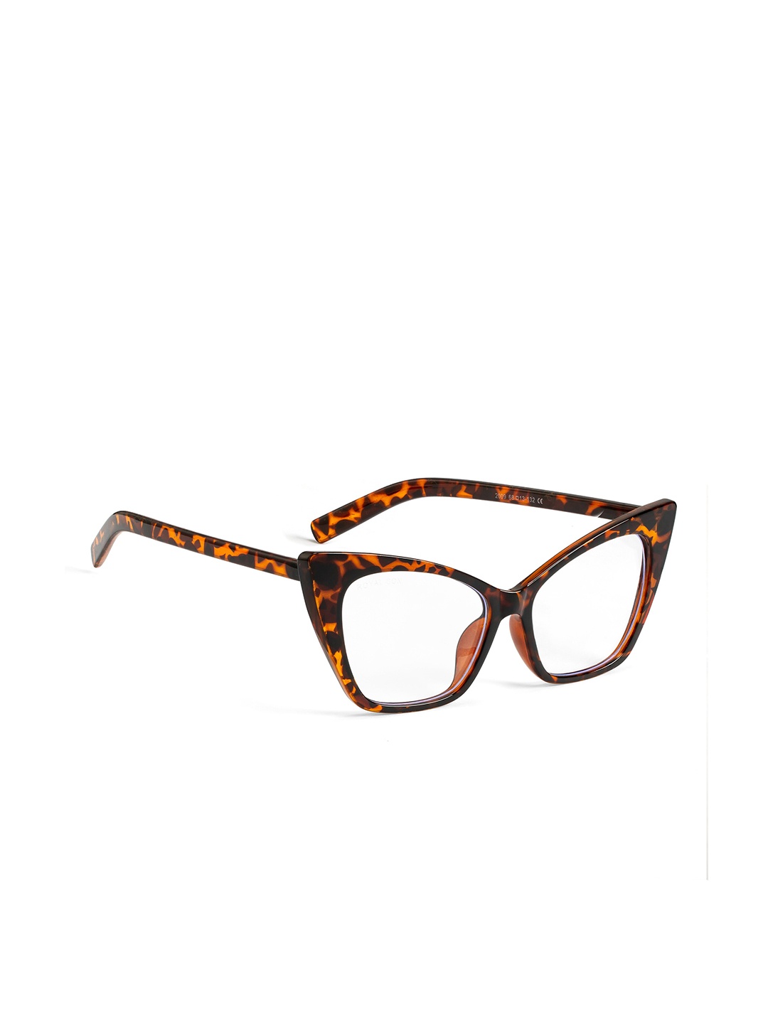 

ROYAL SON Women Brown Full Rim Cateye Frames - SFWM00124-C2-Transparent