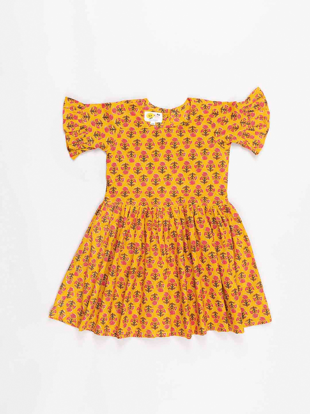 

CUTE LEMONS Multicoloured Floral Dress, Multi