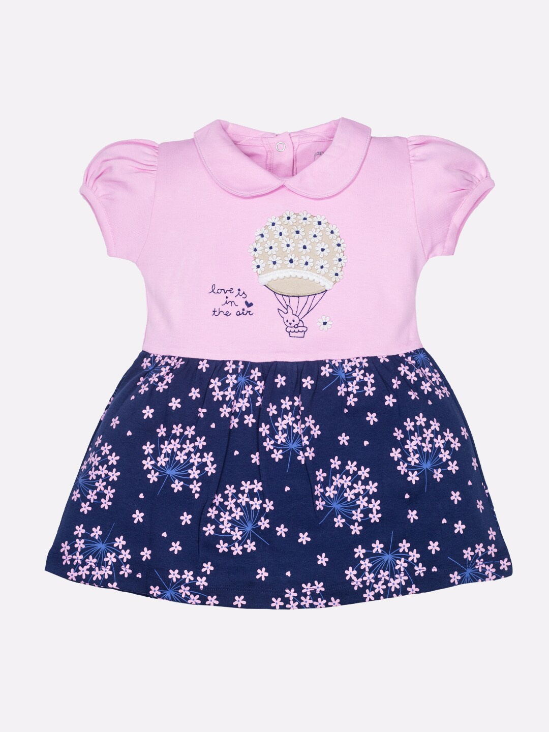 

BABY GO Multicoloured Floral A-Line Dress, Multi