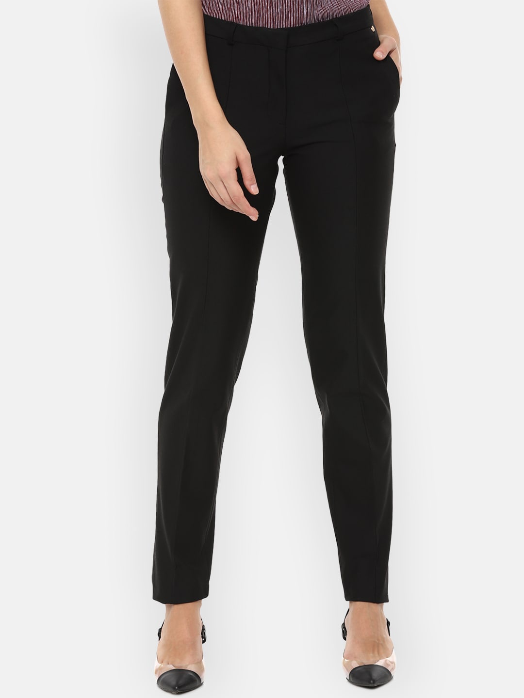 

Van Heusen Woman Women Black Trousers