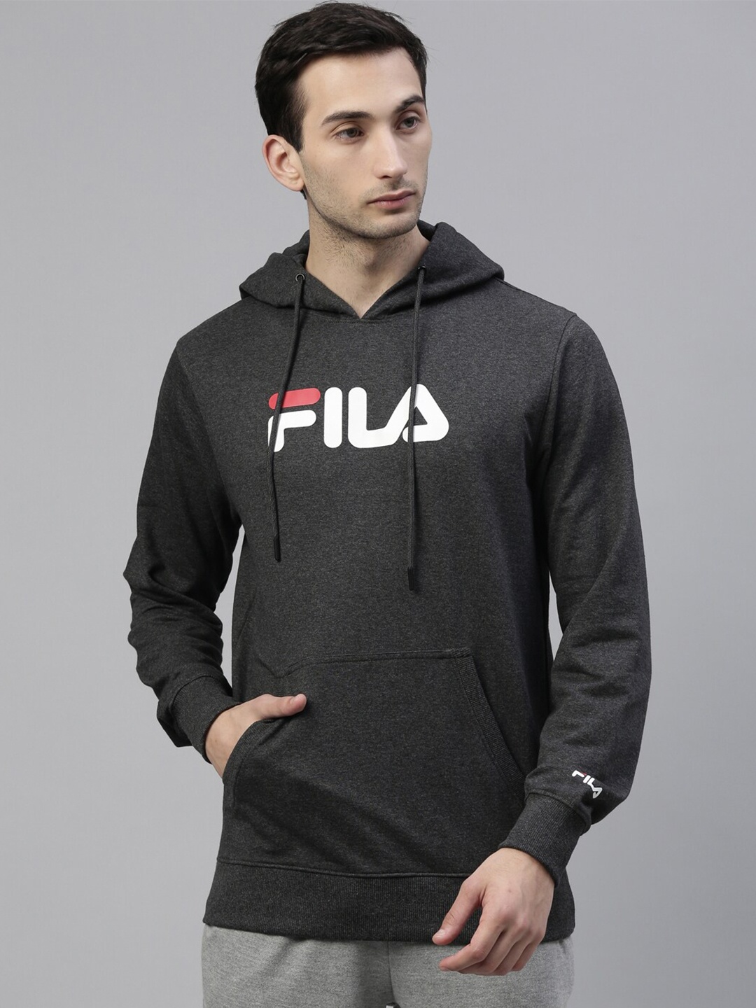 

FILA Men HORNBILL Hooded Sweatshirt, Black