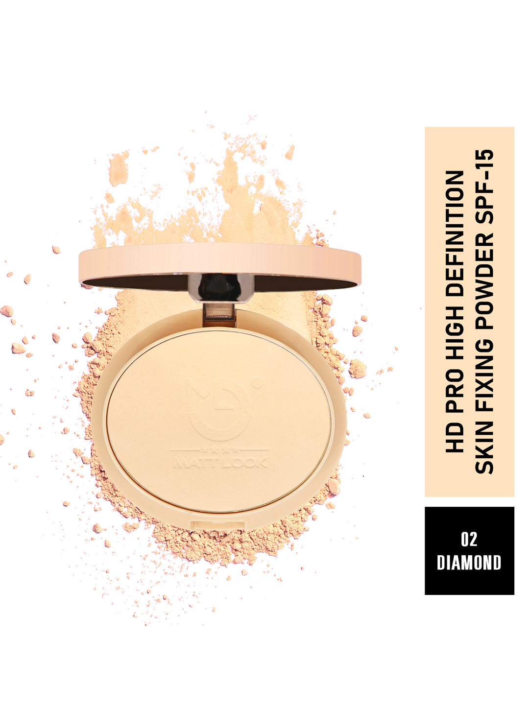

MATTLOOK HD Pro Compact Powder - Diamond 02, Cream