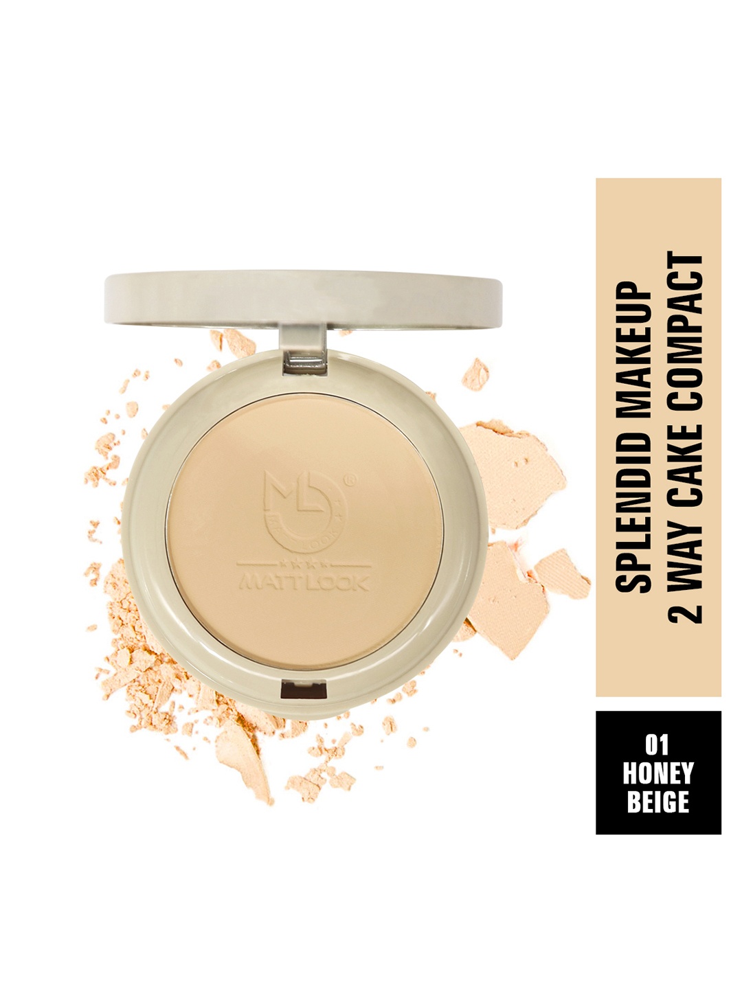 

MATTLOOK 2 Way Cake Compact Powder - 01 - Honey Beige