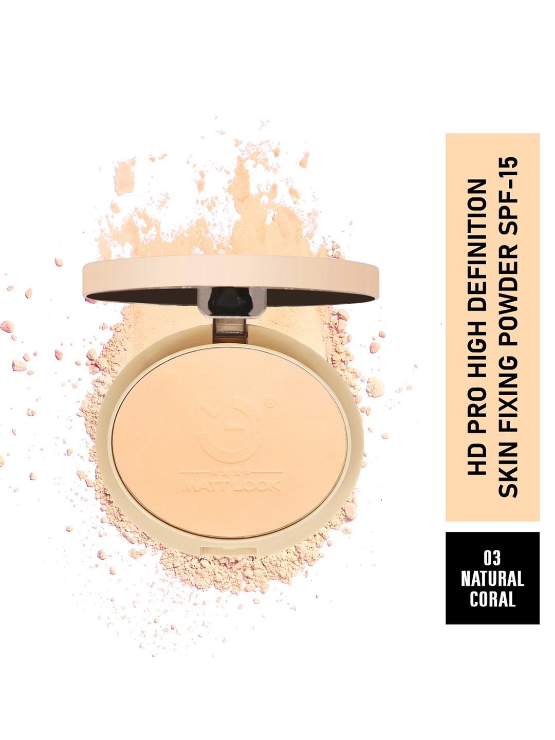 

MATTLOOK HD Pro Compact Powder - Natural Coral 03, Cream