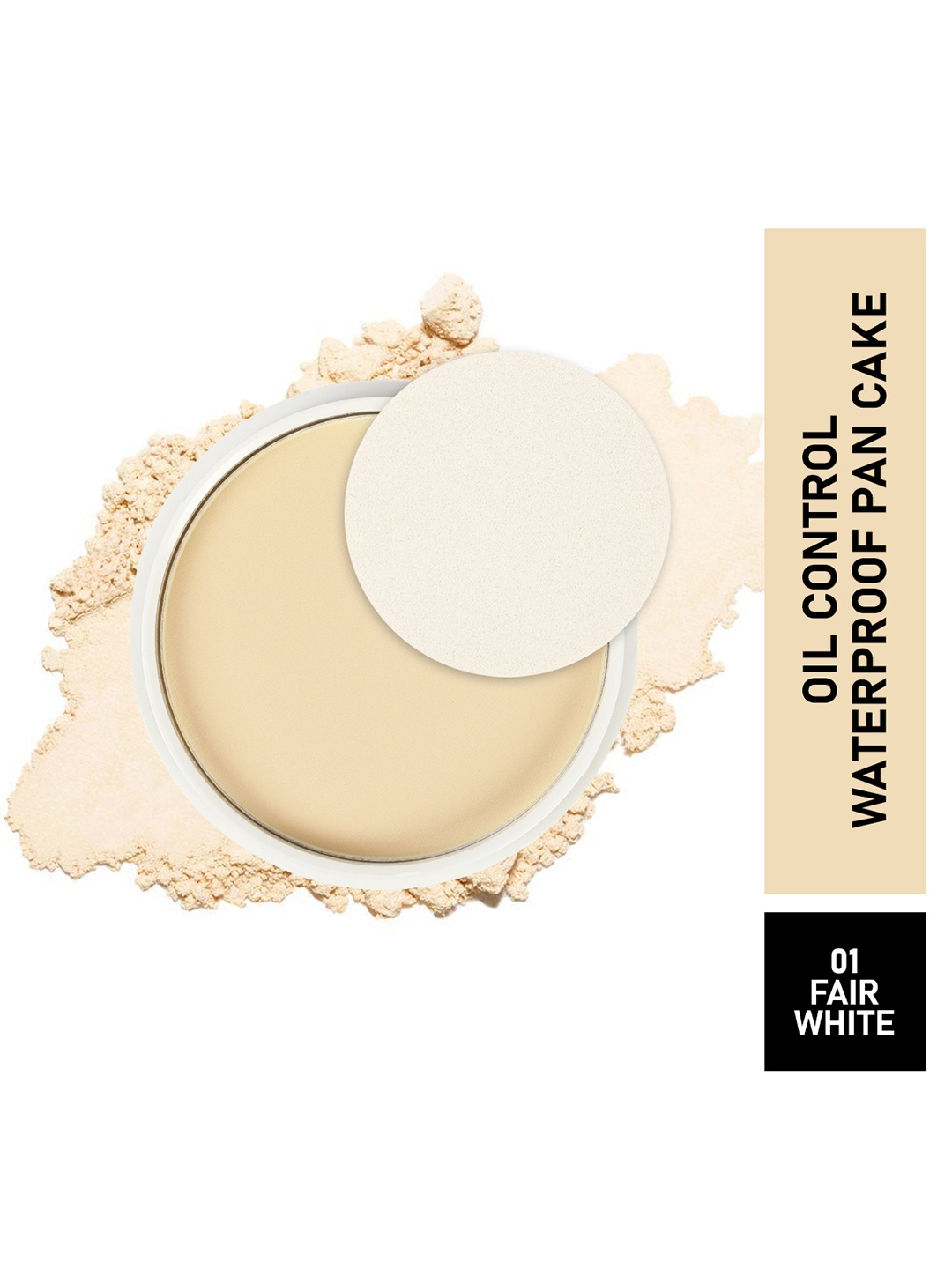 

MATTLOOK Oil Control Waterproof Compact Powder - Fair White 01, Cream