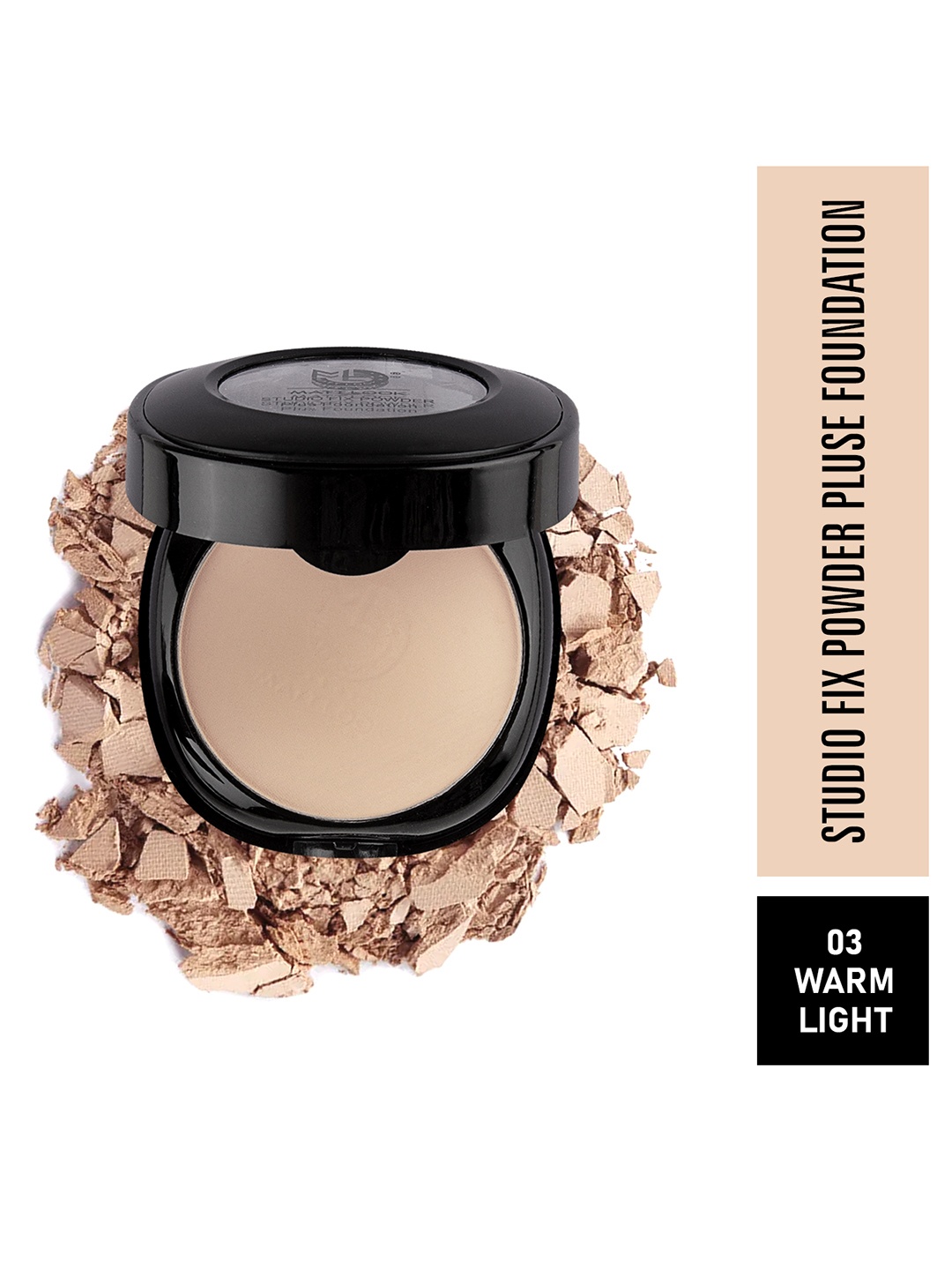 

MATTLOOK Studio 2 Way Compact Powder - Warm Light 03, Cream