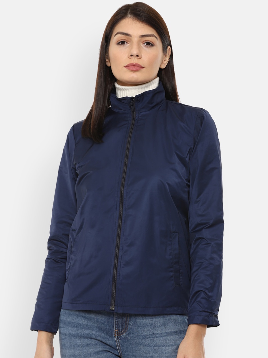

Van Heusen Woman Women Navy Blue Tailored Jacket