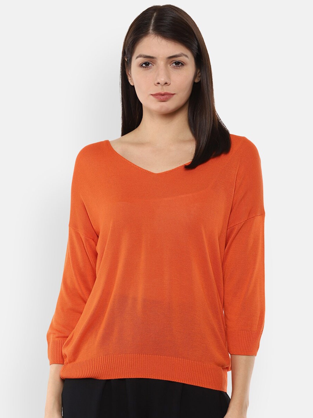 

Van Heusen Woman Women Orange Pullover