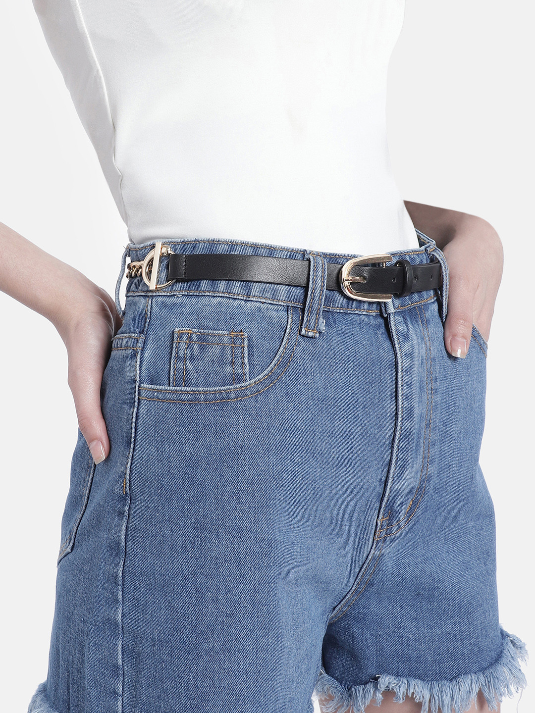 

DressBerry Women Black Belt