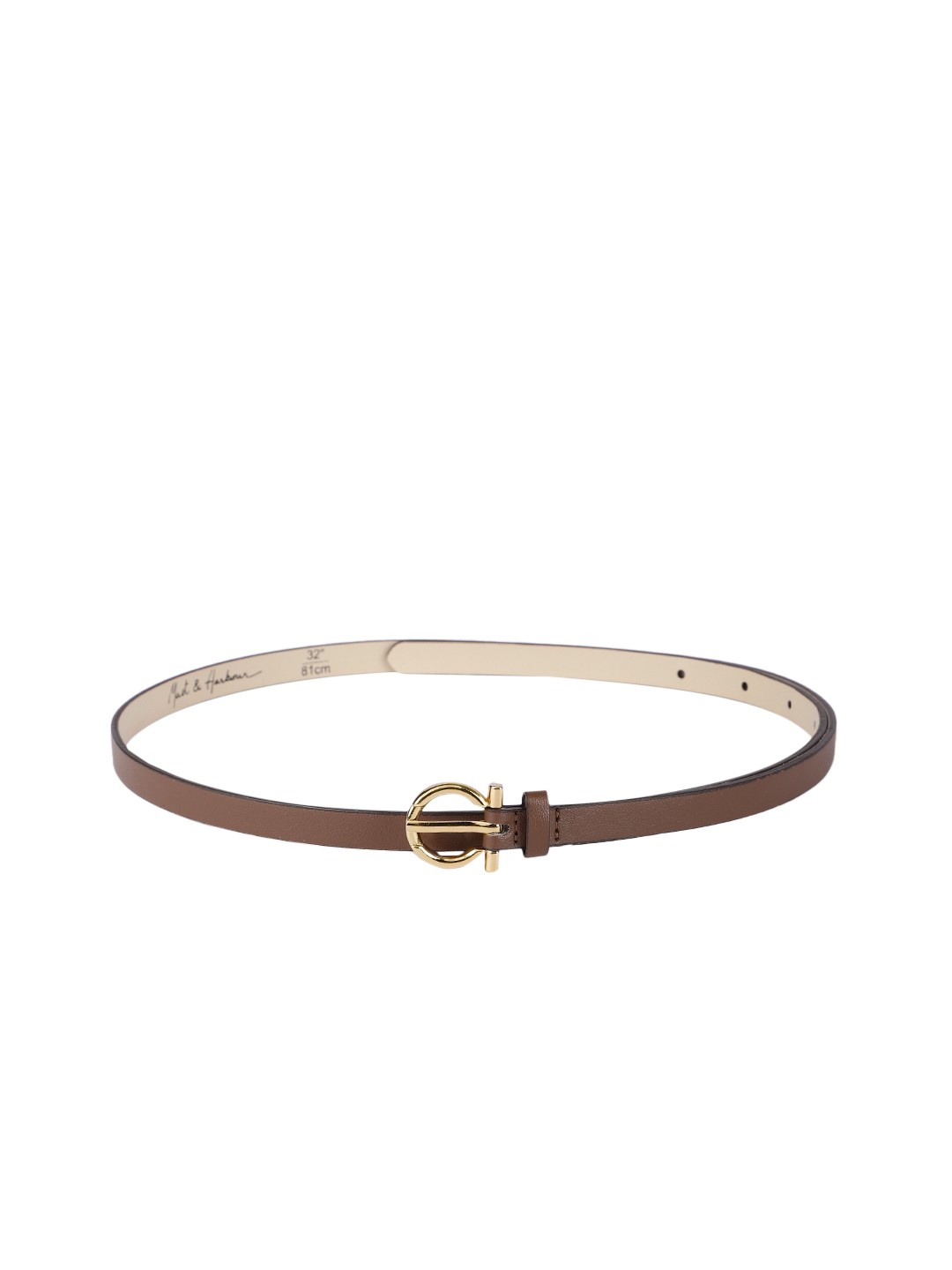 

Mast & Harbour Women Taupe Belt