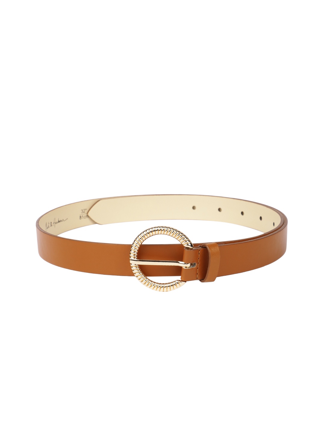

Mast & Harbour Women Brown Solid Belt