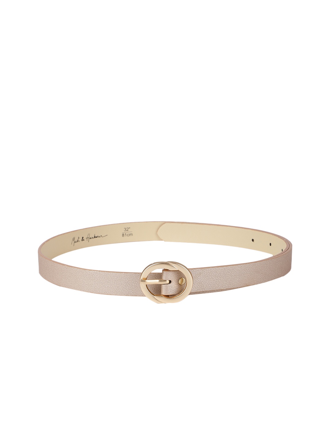 Mast & Harbour Women Pink Synthetic Belt