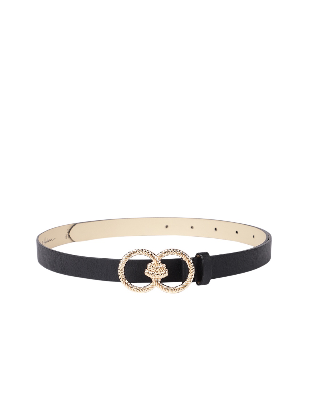 

Mast & Harbour Women Black Solid Belt