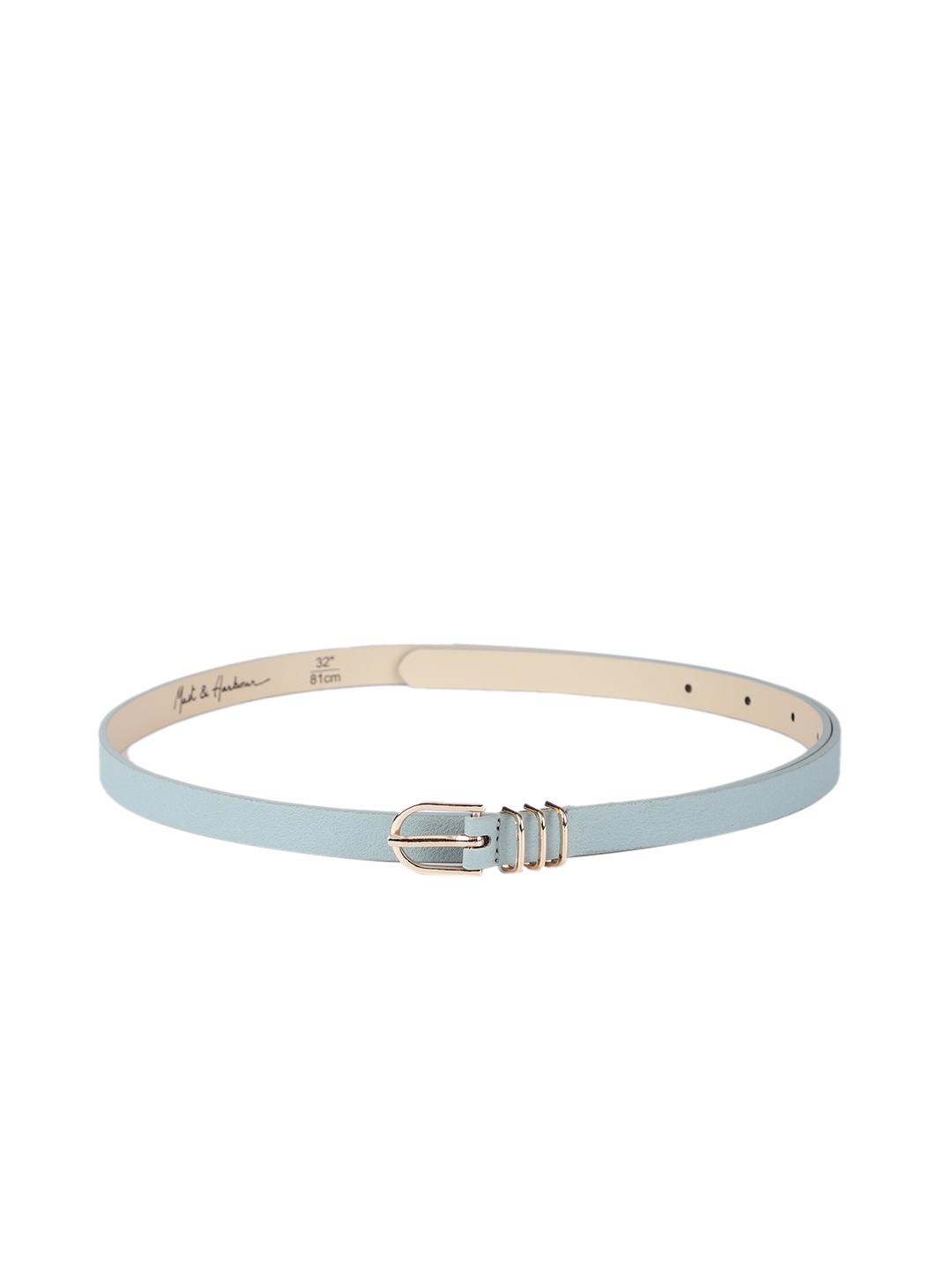 

Mast & Harbour Women Blue Synthetic Belt