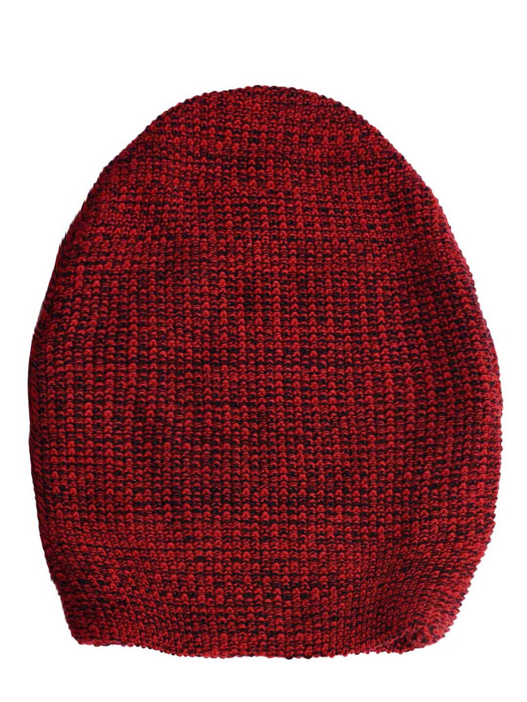 

Bharatasya Men Maroon Heathered Beanie