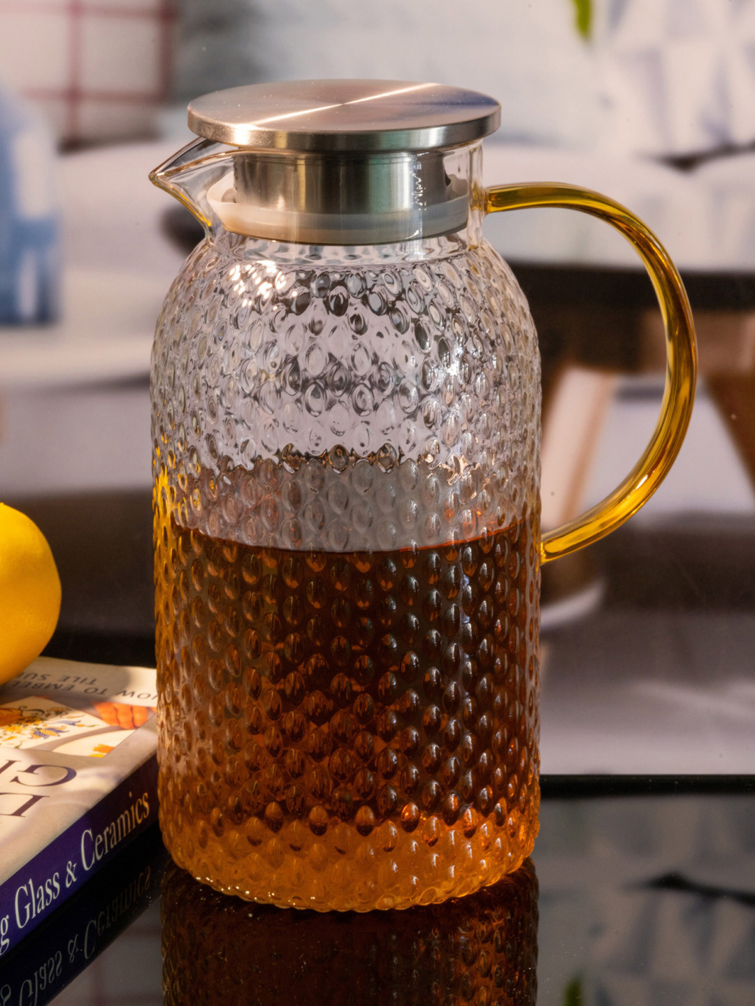 

GOODHOMES Transparent Textured Water Jug