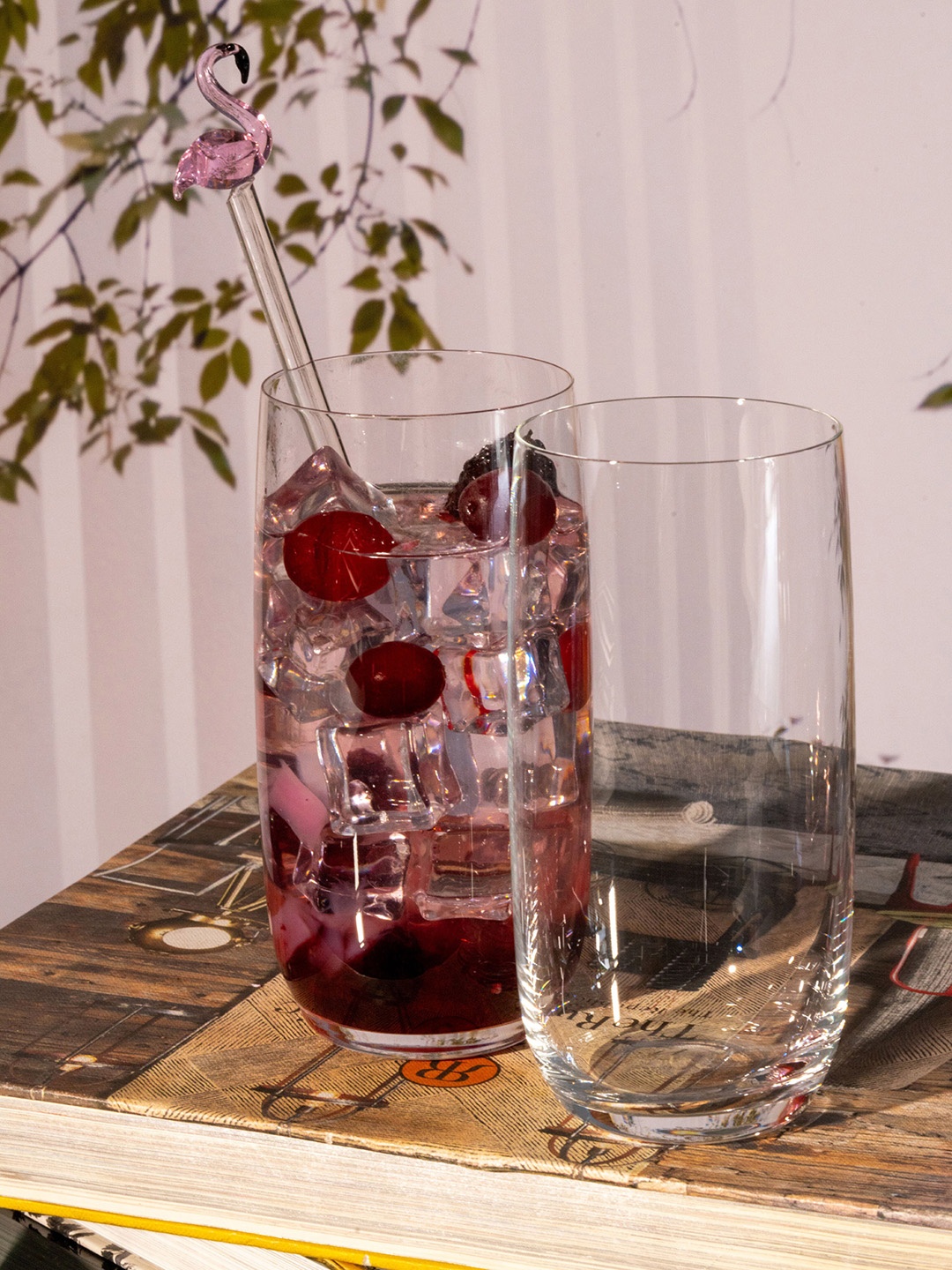 

GOODHOMES Set Of 6 Transparent Solid Dishwasher Safe Glass Tumblers