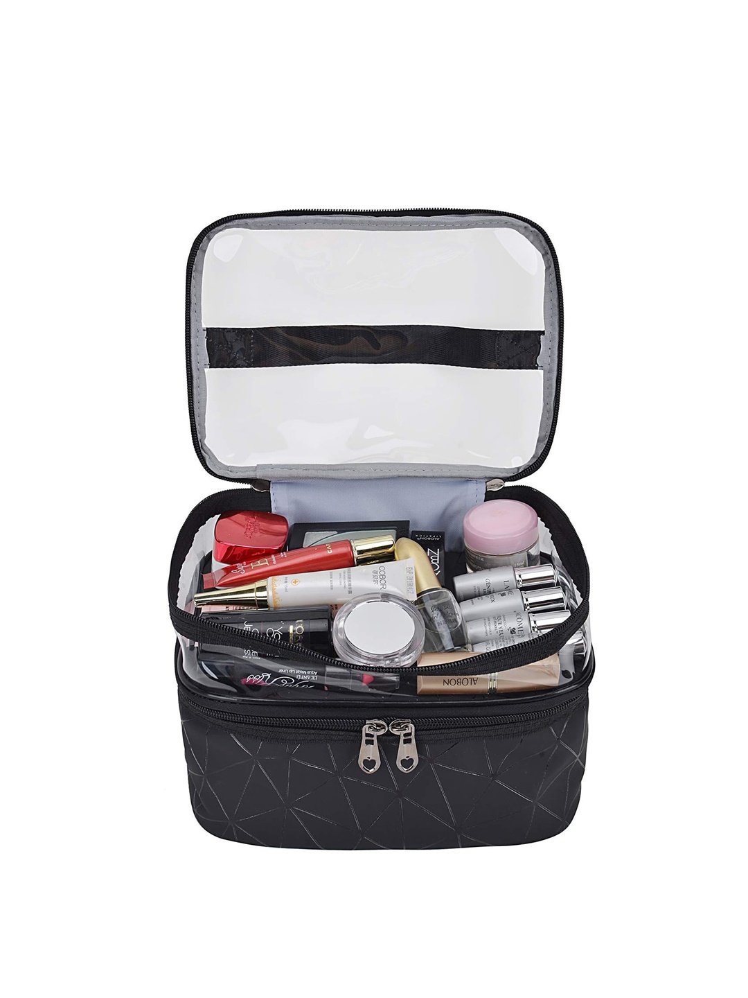 

HOUSE OF QUIRK Black Solid Makeup Organiser