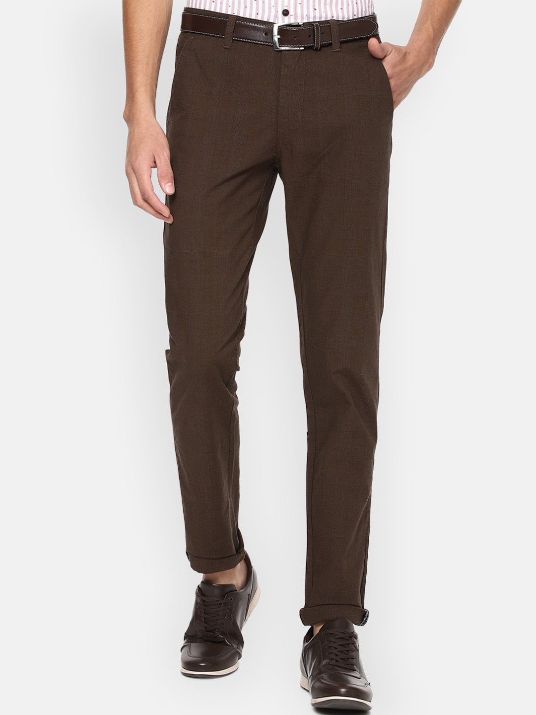 

Van Heusen Sport Men Brown Slim Fit Trousers