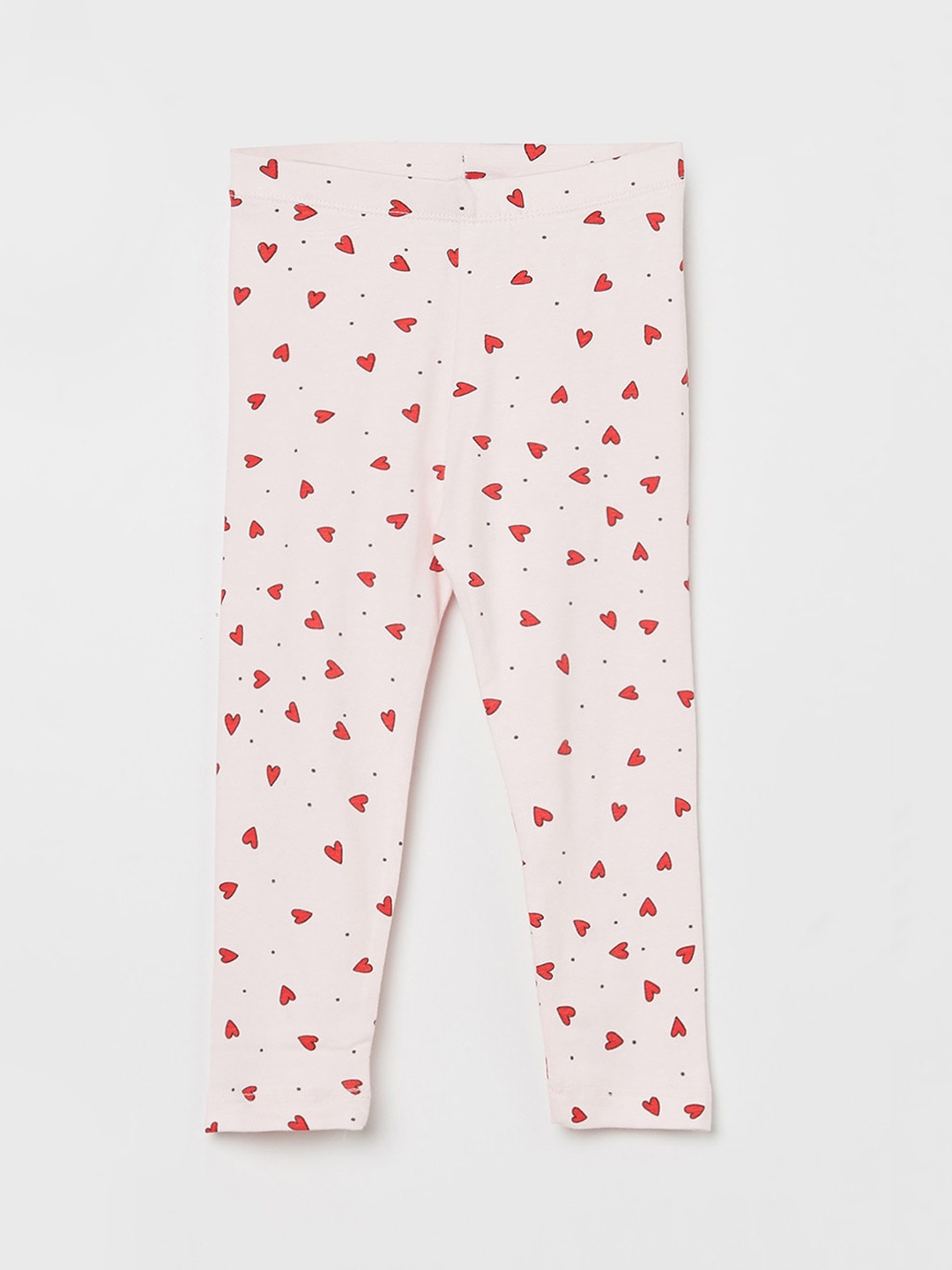 

Juniors Girls Pink Printed Track Pants