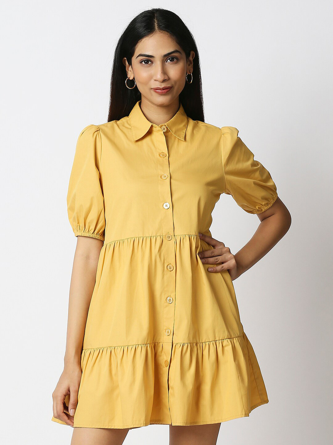 

20Dresses Yellow Shirt Dress