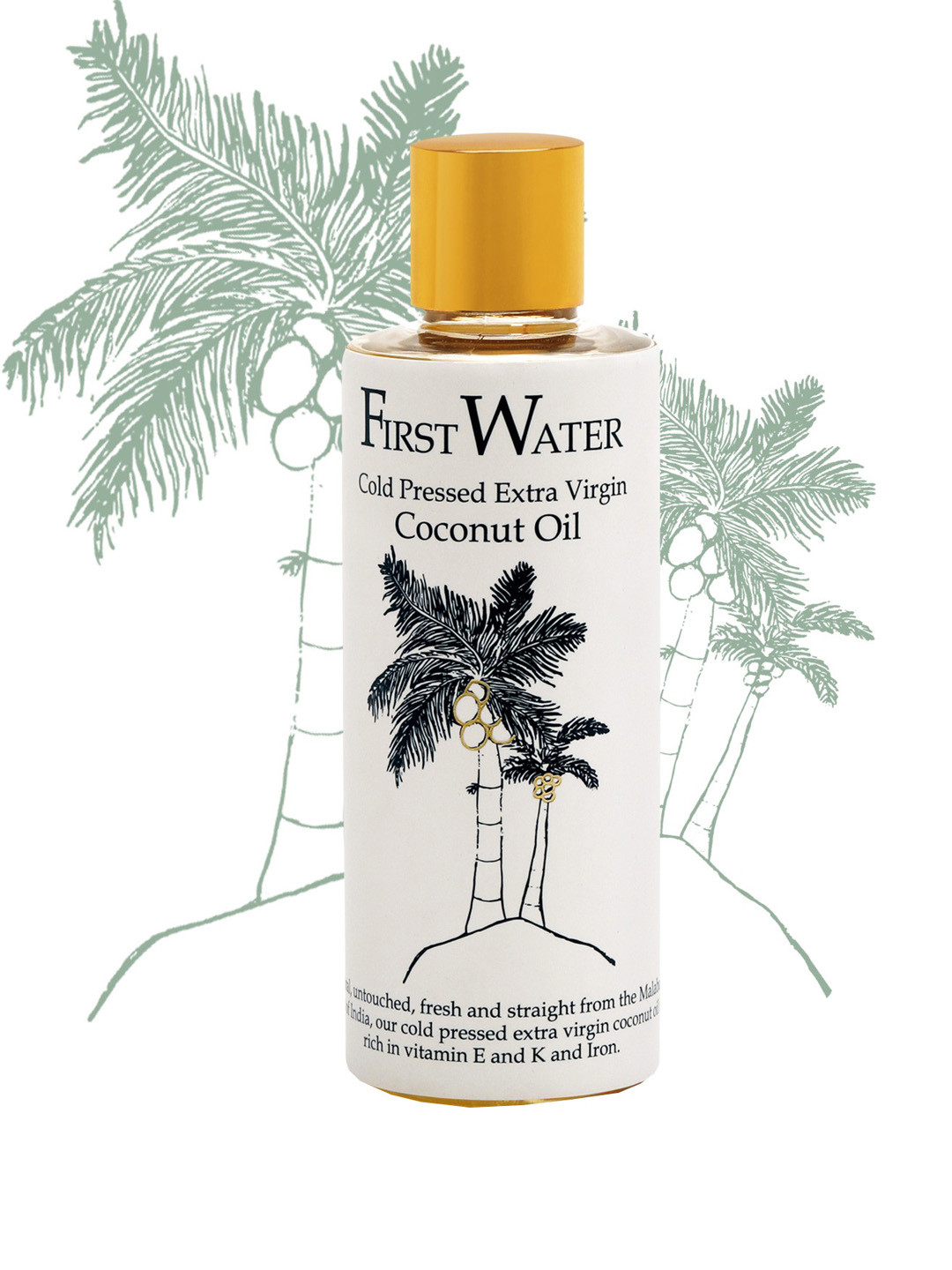 

FIRST WATER Transparent Cold Pressed Extra Virgin Coconut Oil 200 Ml, Na