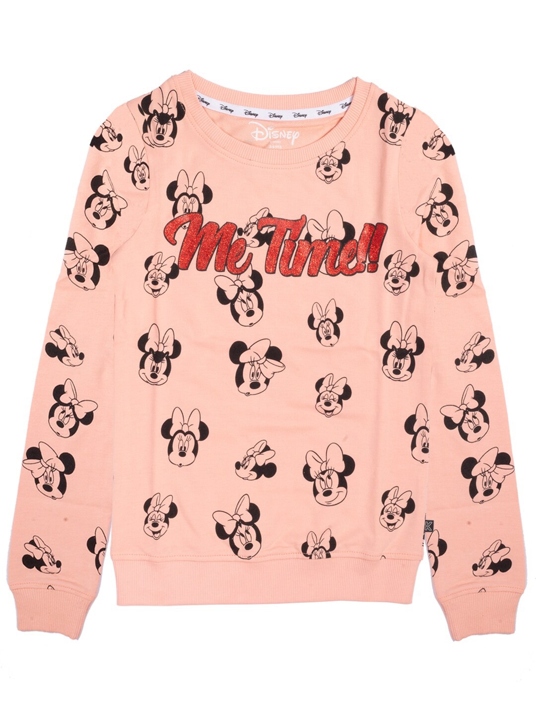 

KINSEY Girls Pink Minnie Mouse Printed Sweatshirt