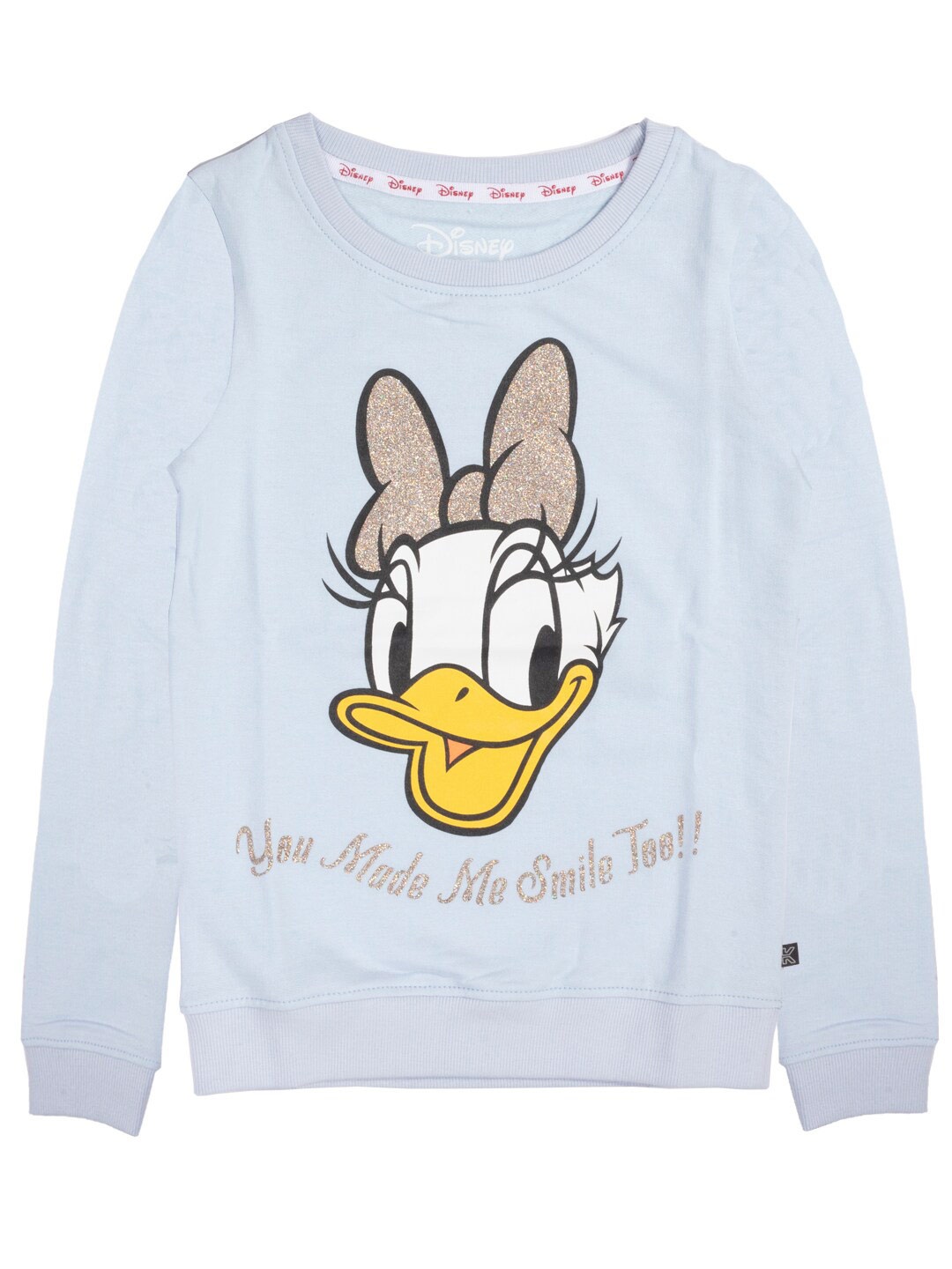 

KINSEY Girls Blue Daisy Duck Printed Sweatshirt