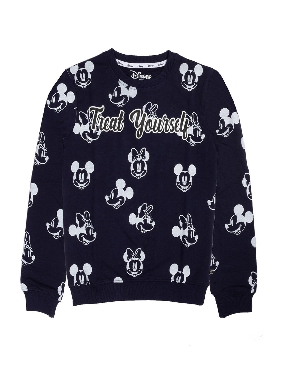 

KINSEY Boys Navy Blue Mickey Mouse Printed Sweatshirt