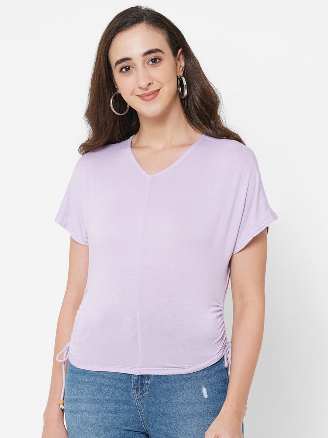 

PAPA BRANDS Woman Lavender Top