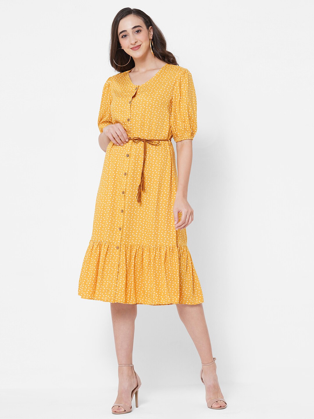 

PAPA BRANDS Yellow Dress
