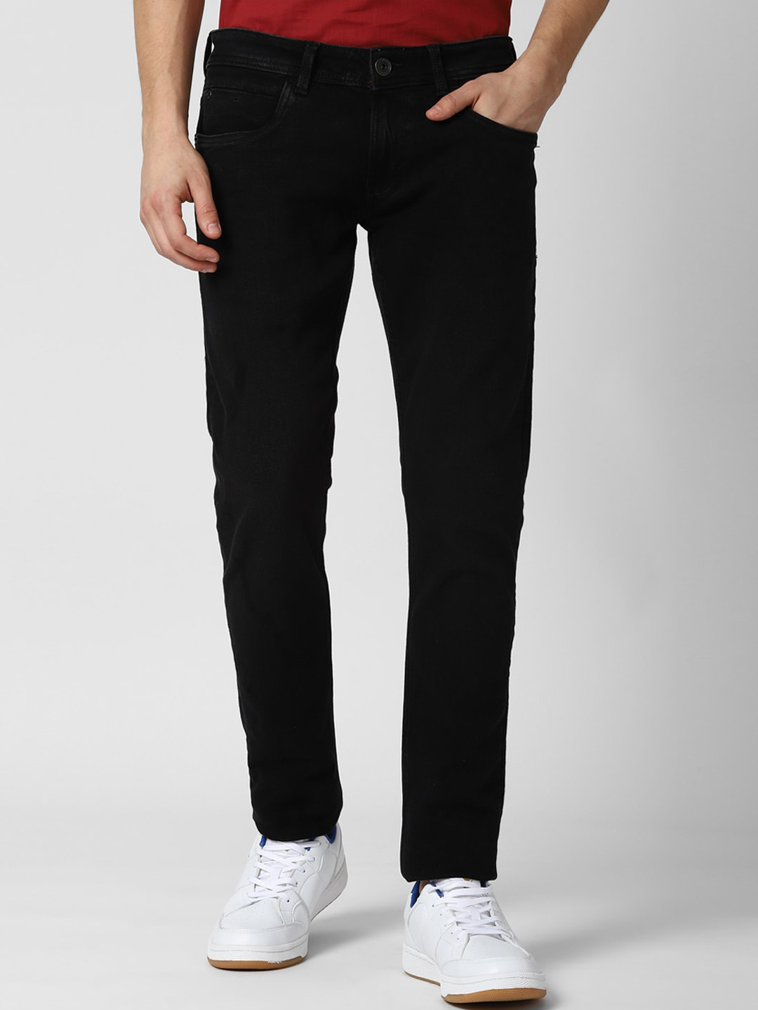 

Peter England Casuals Men Black Skinny Fit Jeans