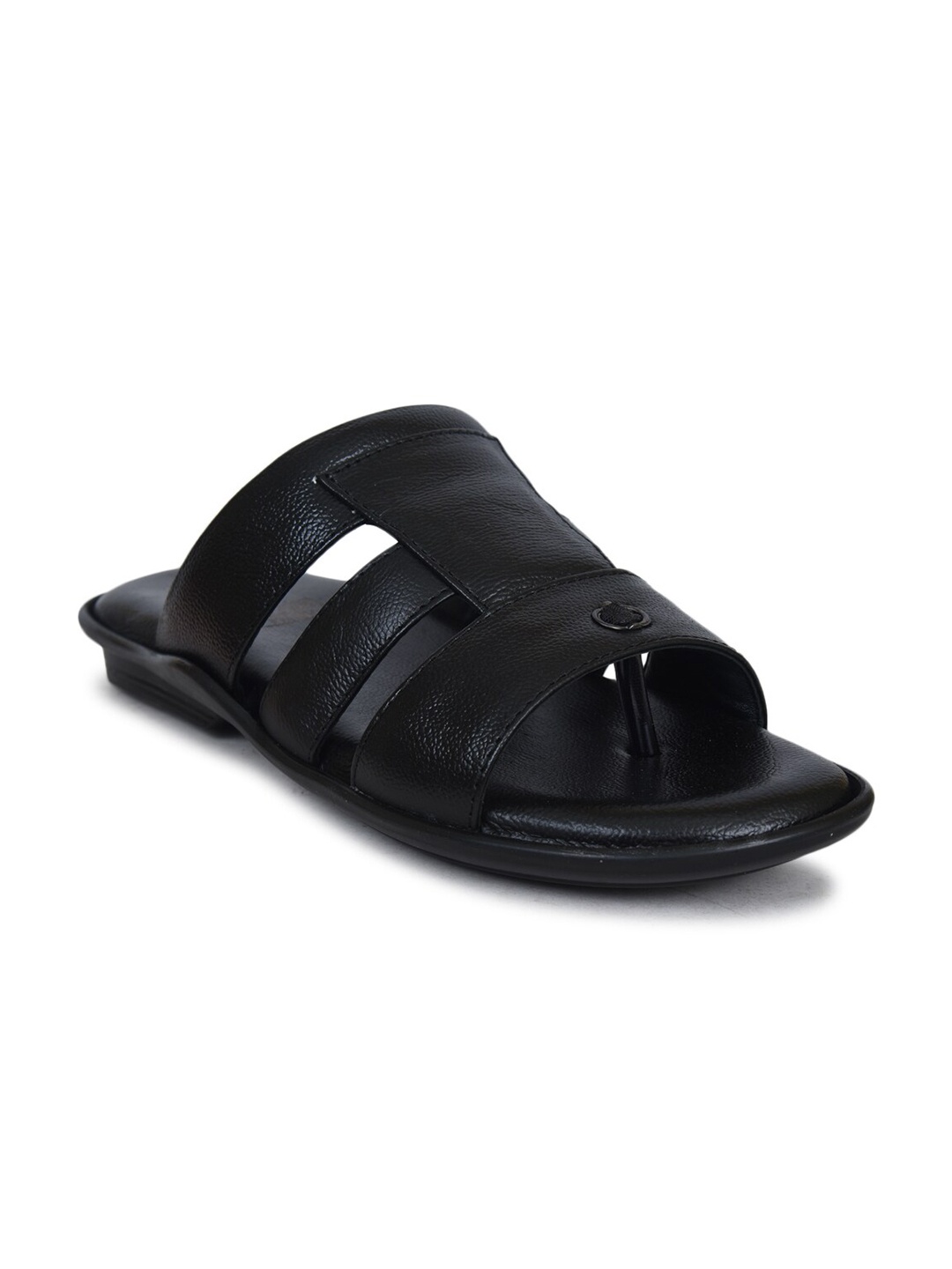 

Ajanta Men Open Toe Comfort Sandals, Black