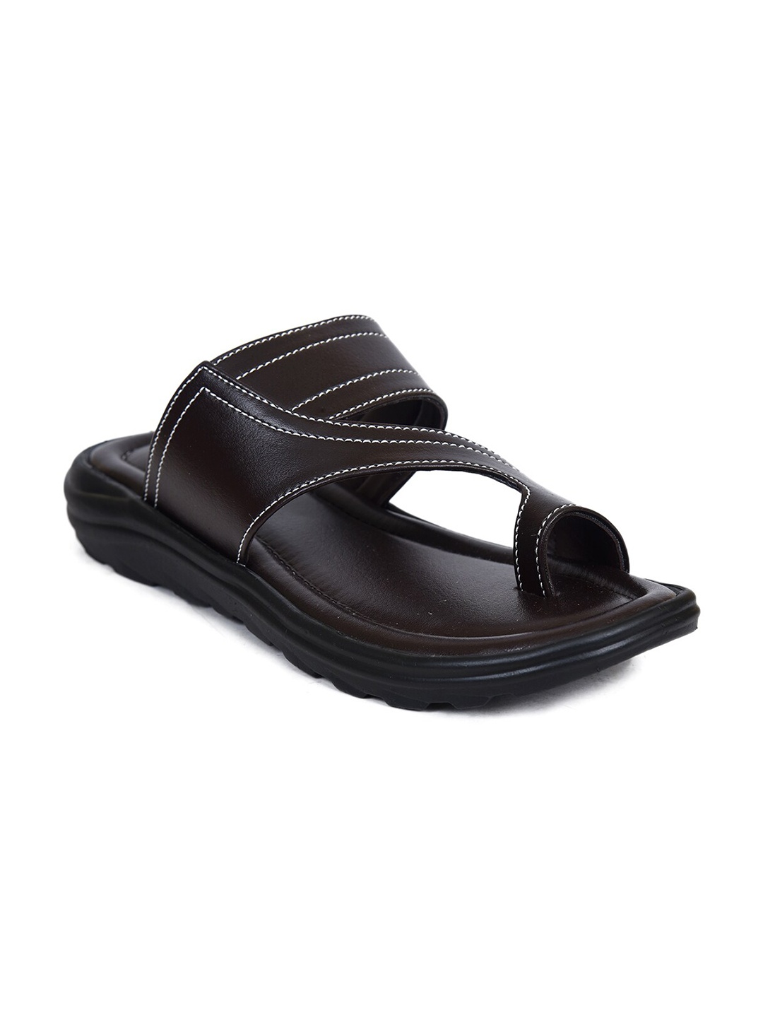 

Ajanta Men Brown Comfort Sandals