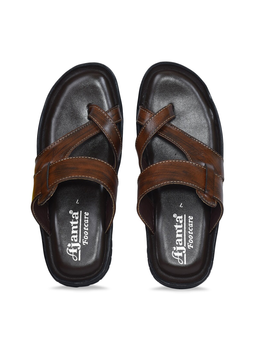 

Ajanta Men Brown Slip-On