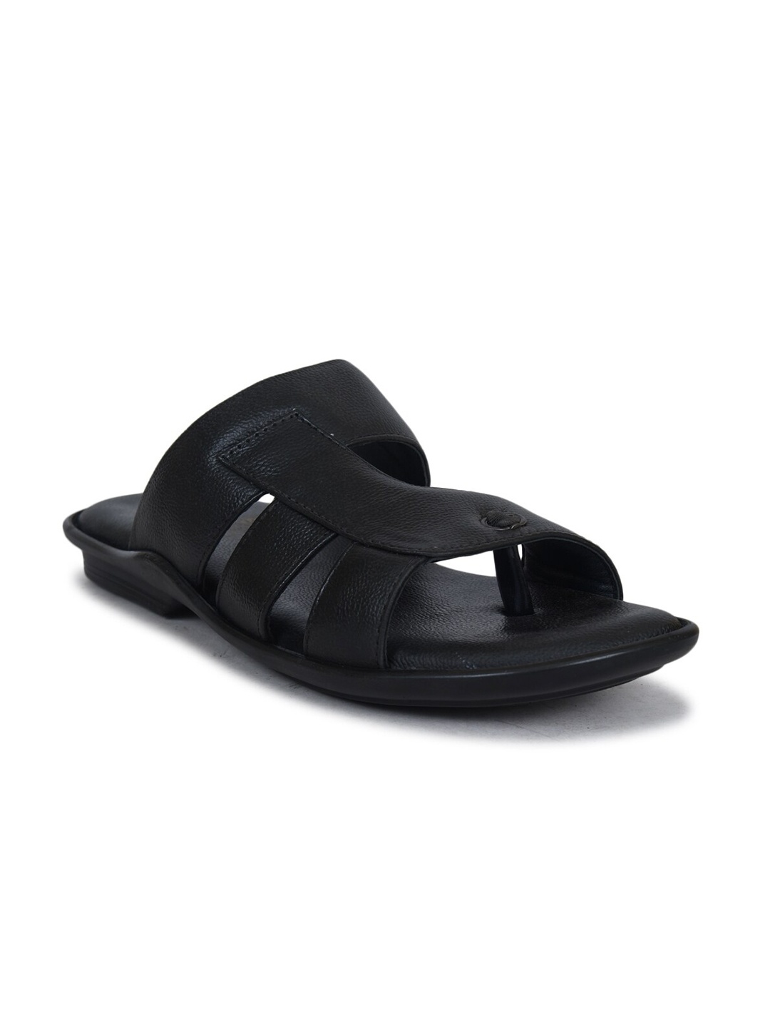 

Ajanta Men Black Comfort Sandals