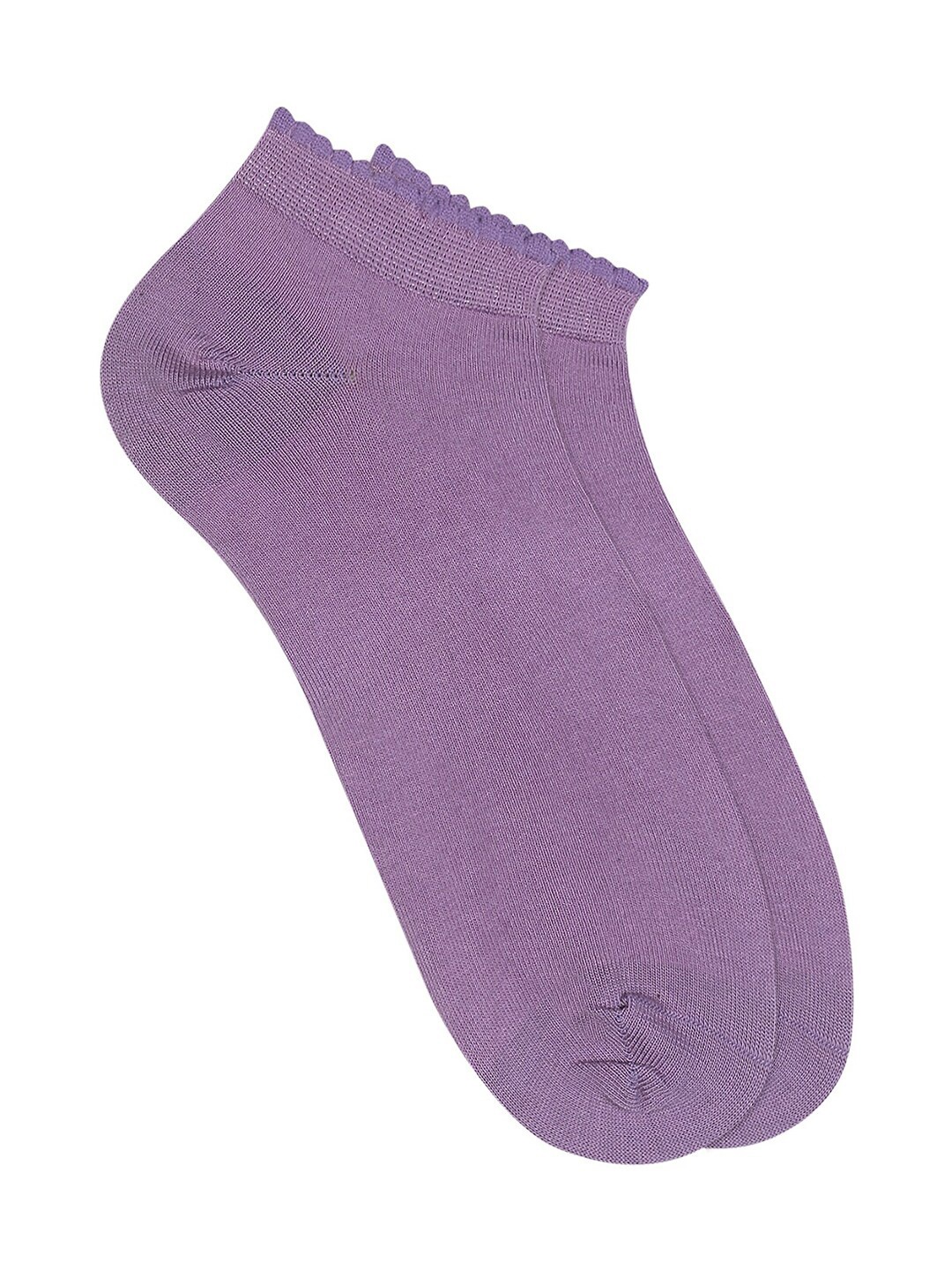 

Soxytoes Unisex Lavender Solid Ankle-Length Socks
