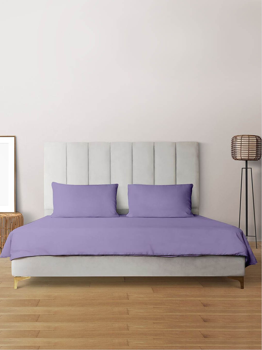 

Livpure Smart Lavender 110 TC King Bedsheet with 2 Pillow Covers