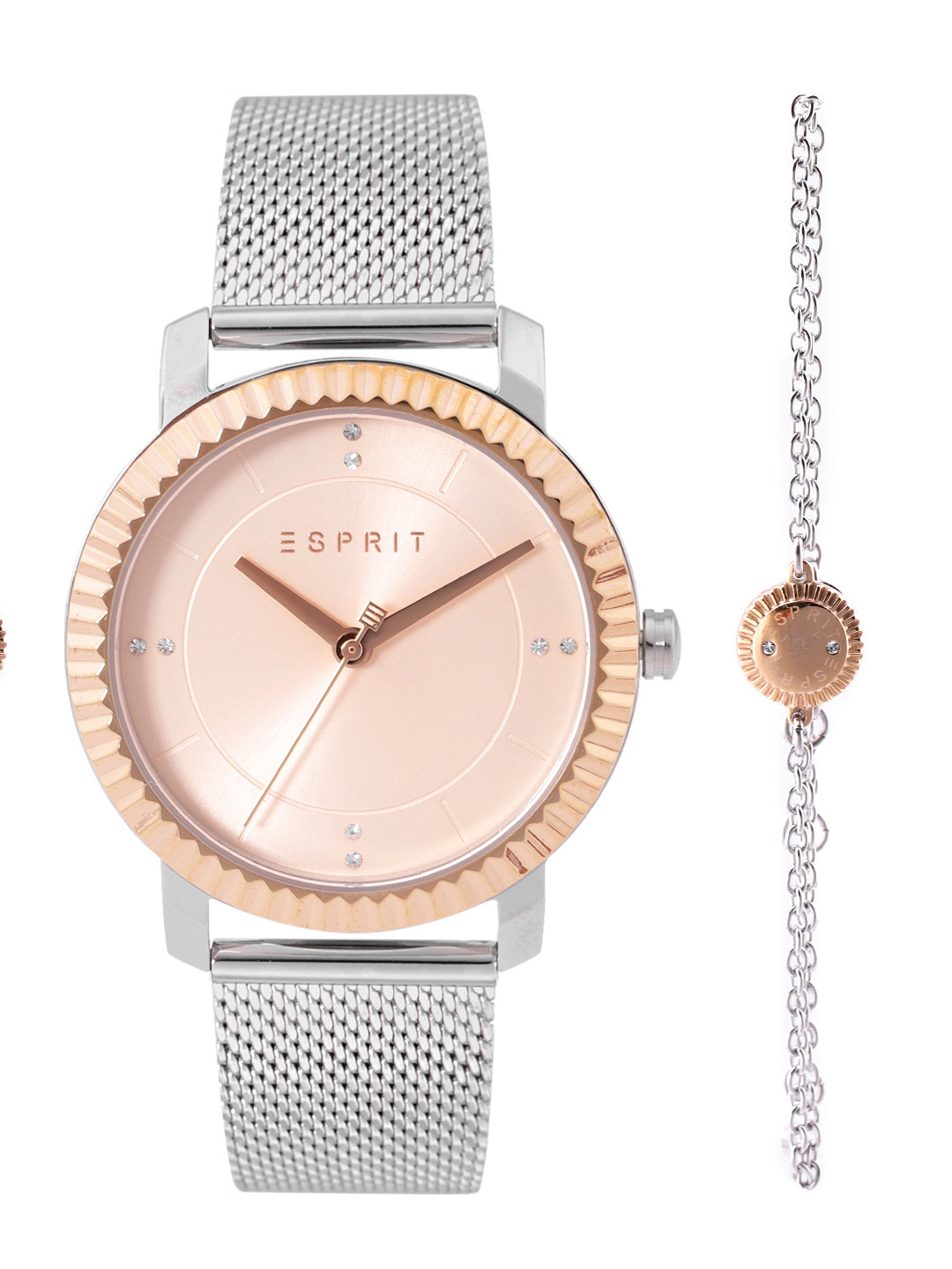 

ESPRIT Women Watch Gift Set, Rose gold