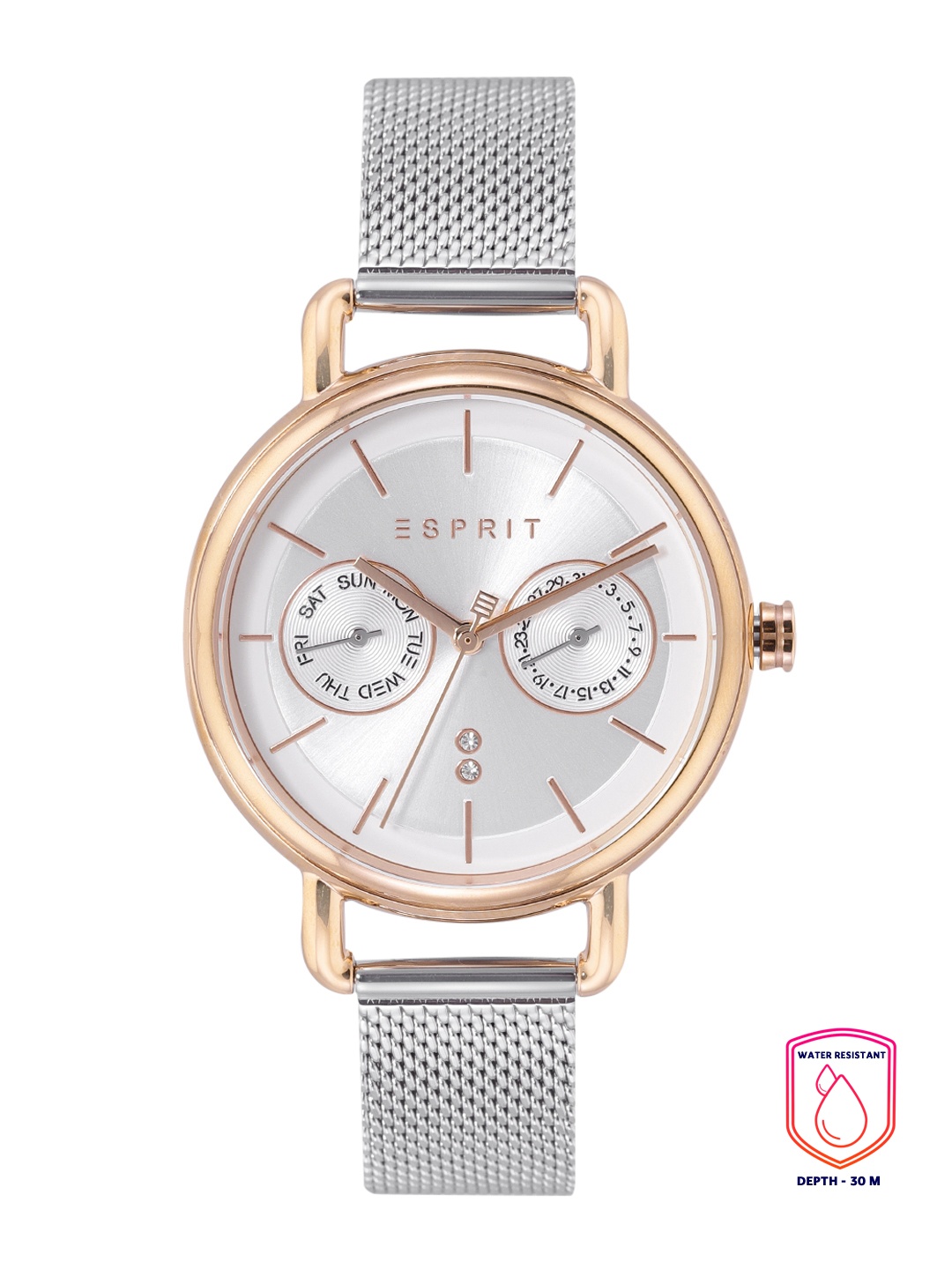 

ESPRIT Women Silver-Toned Analogue Watch ES1L179M0115