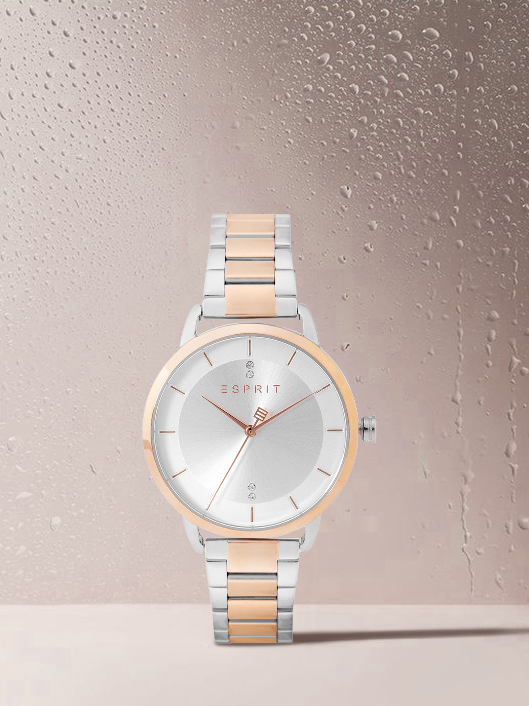 

ESPRIT Women Silver-Toned Dial & Bracelet Straps Analogue Watch ES1L194M0065