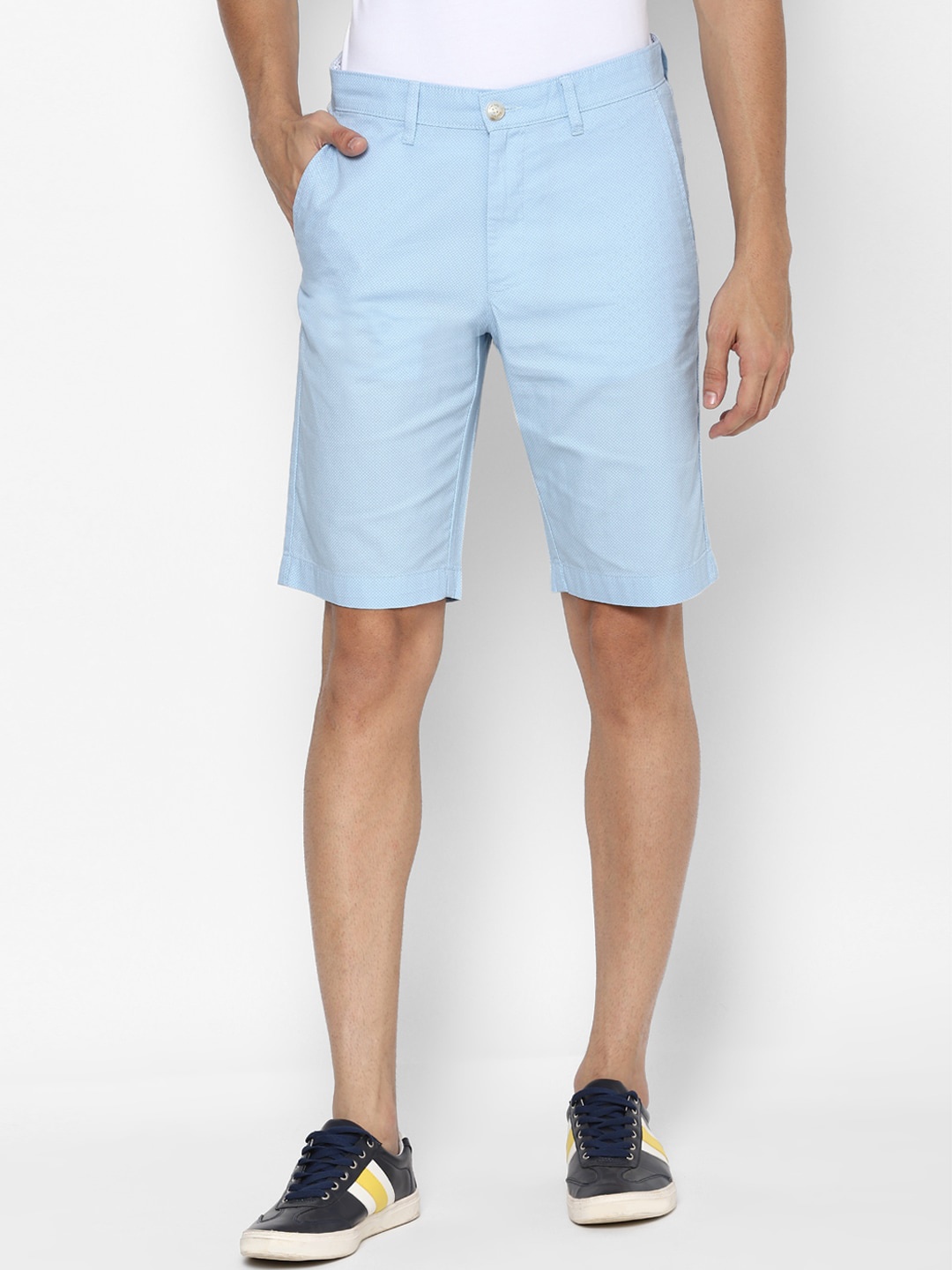 

Allen Solly Men Blue Slim Fit Shorts