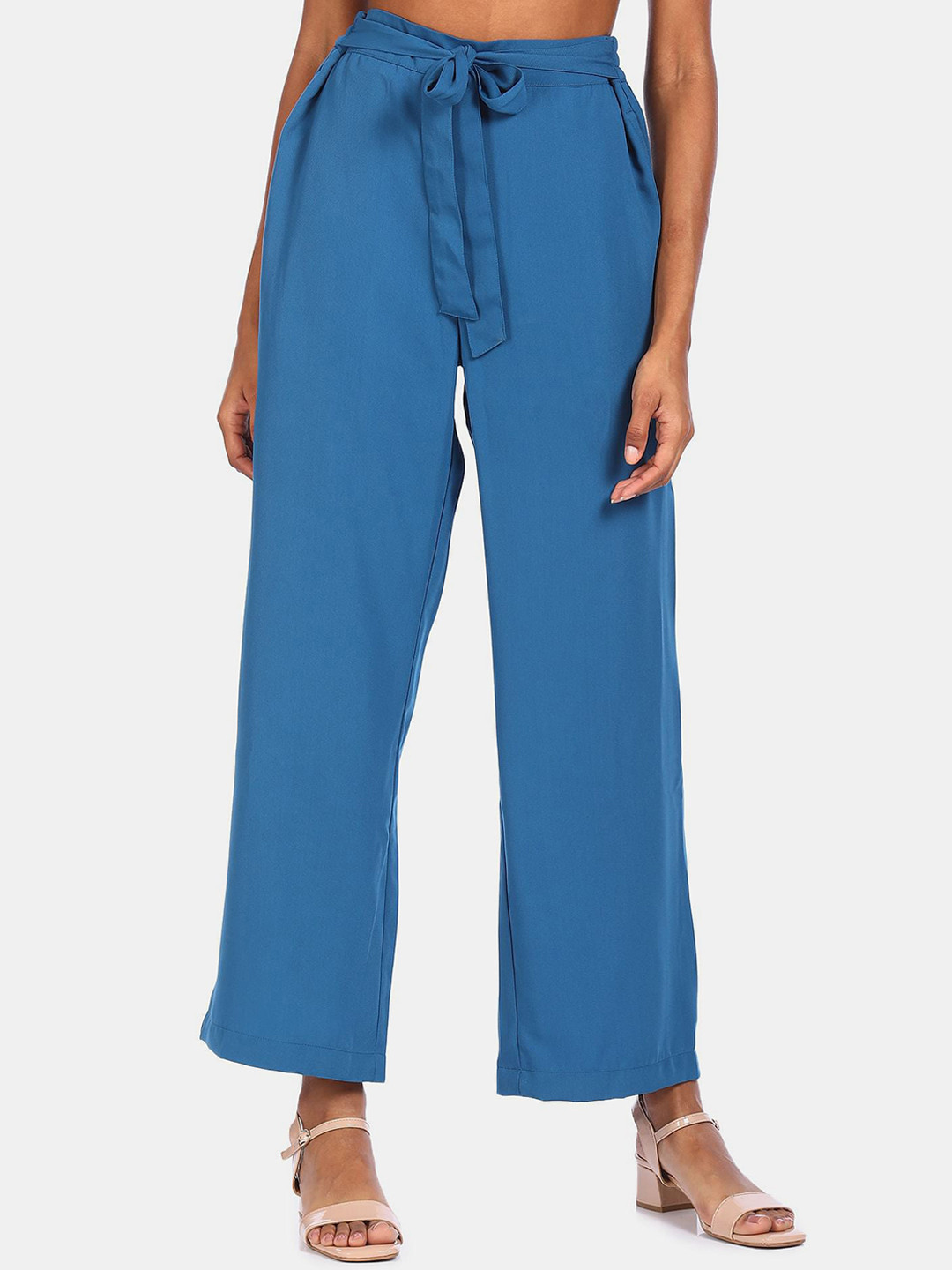 

Flying Machine Women Blue Trousers