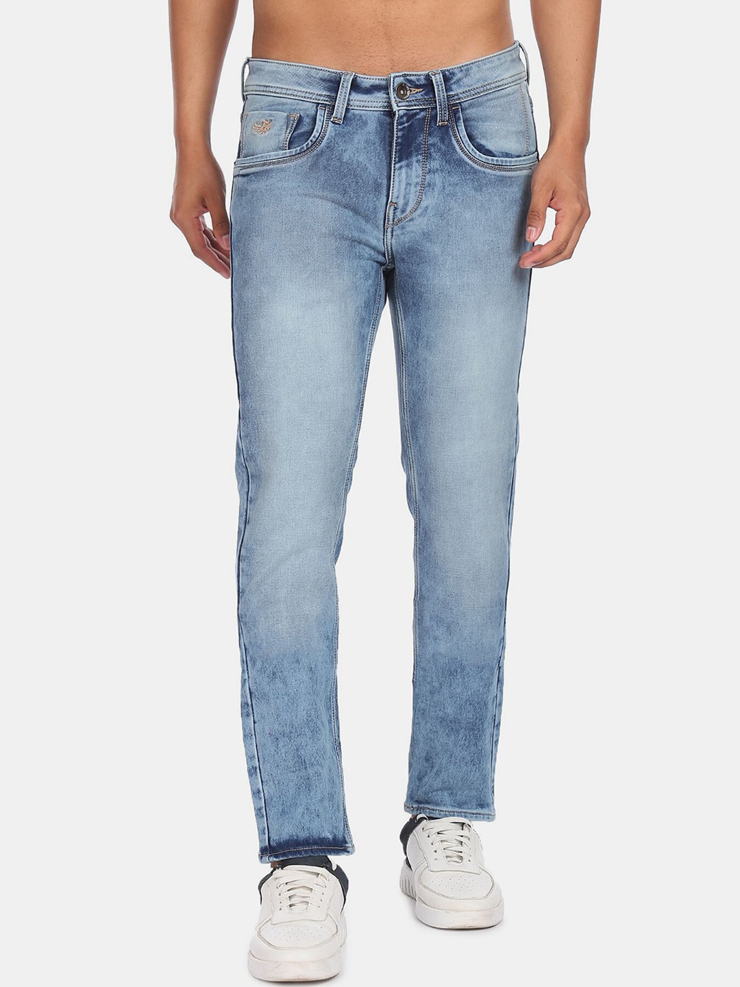 

Flying Machine Men Blue Skinny Fit Heavy Fade Jeans