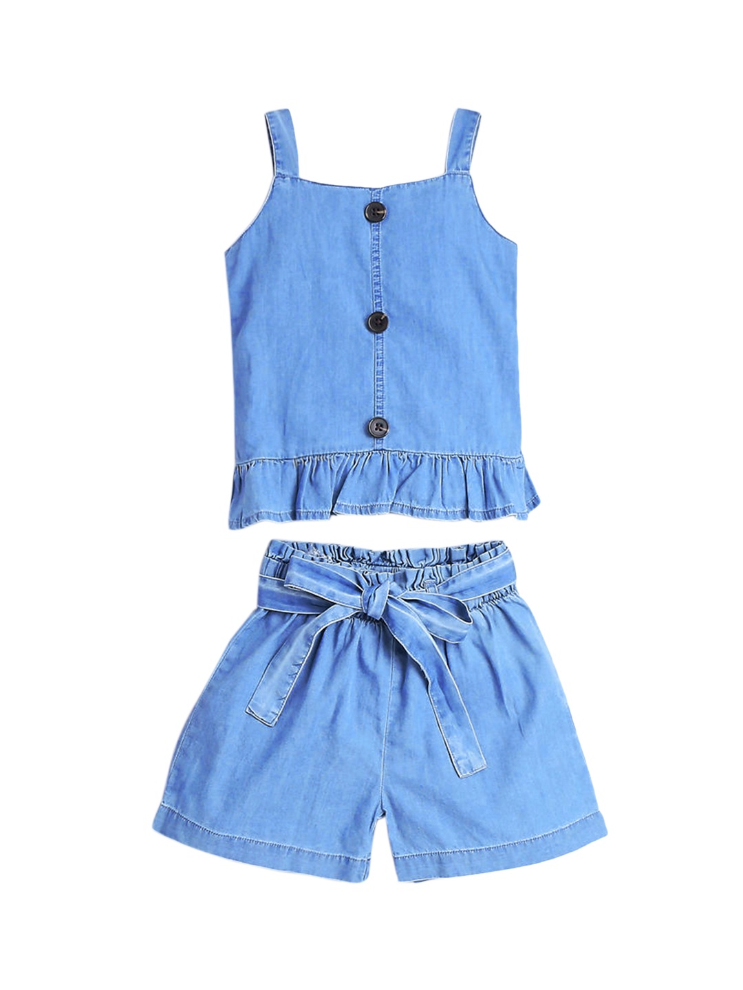 

Hopscotch Girls Blue Tunic with Shorts